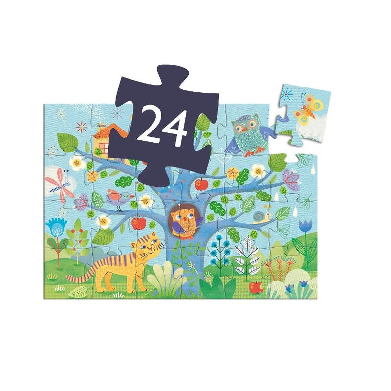 DJECO Puzzle tekturowe SOWA 24-el DJ07215