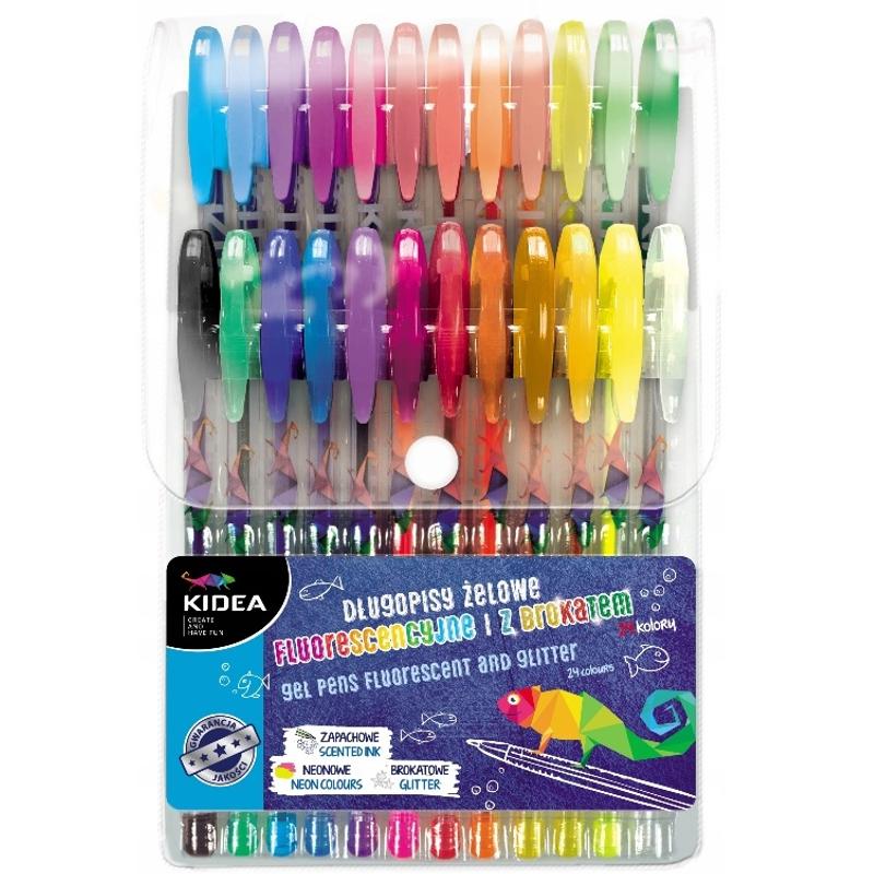 Długopisy KIDEA Derform - zestaw 24 kolorów