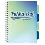 Kołozeszyt B5 100k PUKKA PAD Project Book - 3118(SM)-WPC - zielonofioletowy