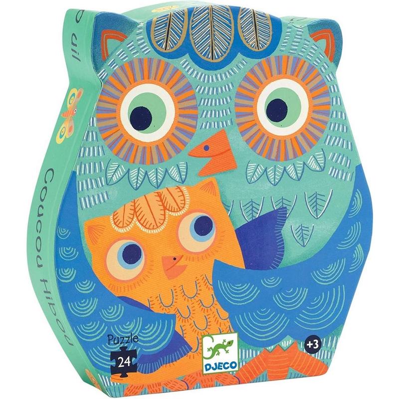 DJECO Puzzle tekturowe SOWA 24-el DJ07215