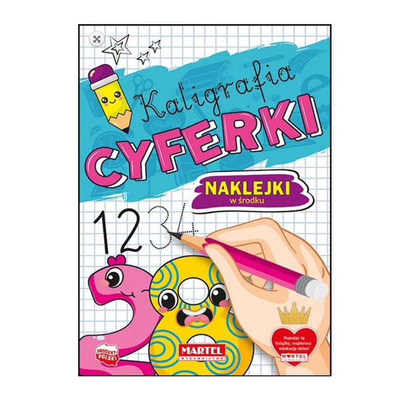 MARTEL Kaligrafia cyferki 32 strony + naklejki