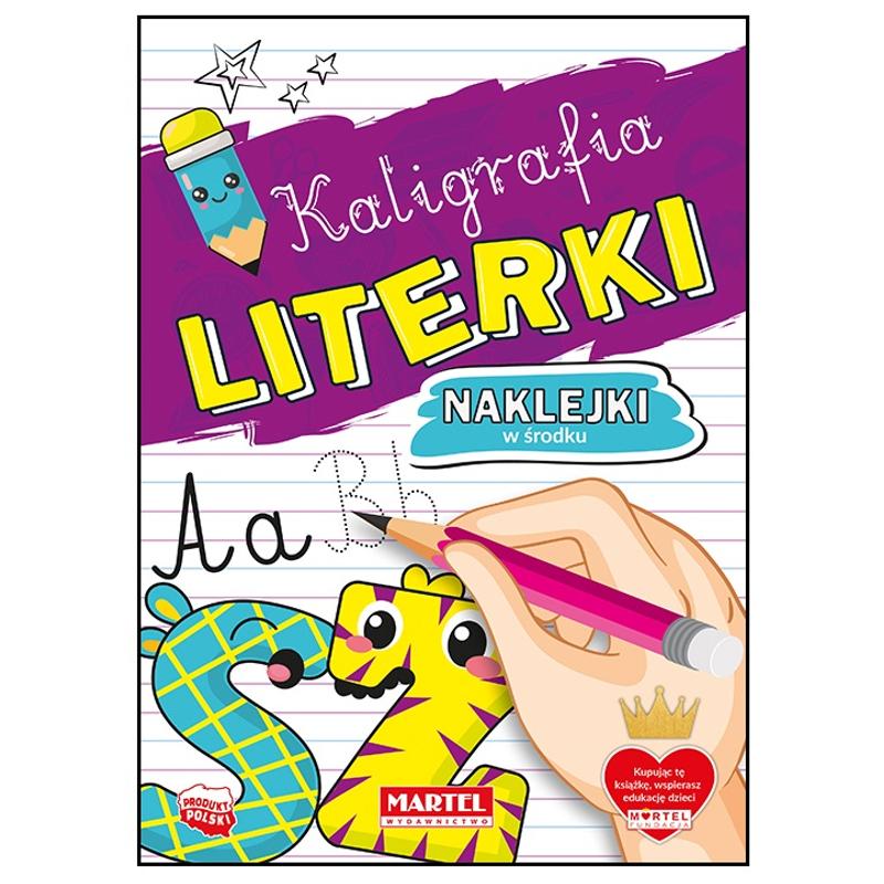 MARTEL Kaligrafia literki z naklejkami   20 stron