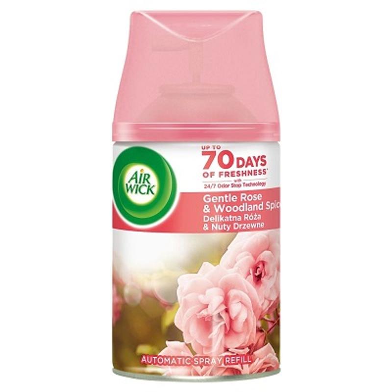 Odświeżacz powietrza AIR-WICK spray 250ml - zapas/wkład - Delikatna róża & nuty drzewne
