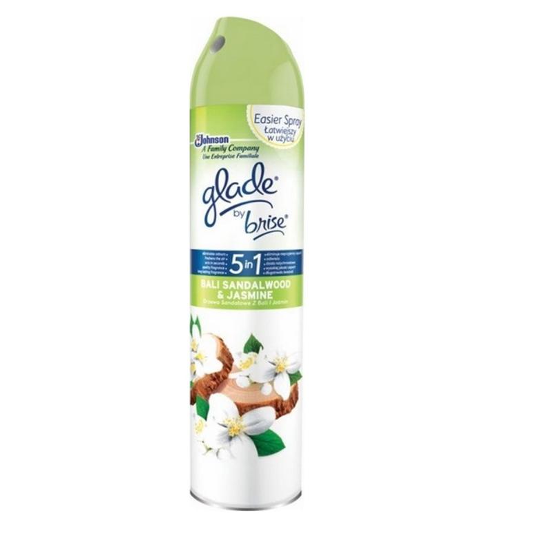 Odświeżacz powietrza BRISE-GLADE spray 300ml  - SANDALWOOD & JASMINE