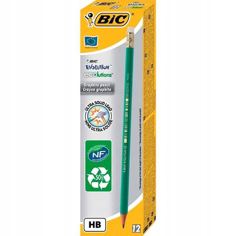 Ołówek BIC Conte evolution z gumką