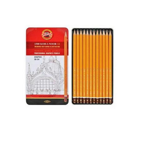 Ołówki - zestaw KOH-I-NOR 5B-5H               EAN  8593539022220