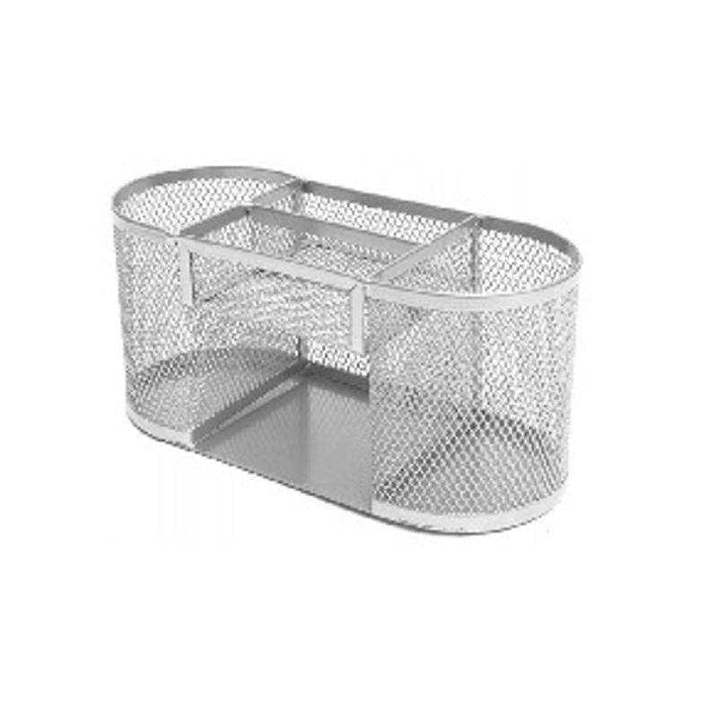 Przybornik metalowy 5 dzielny 5A - srebrny