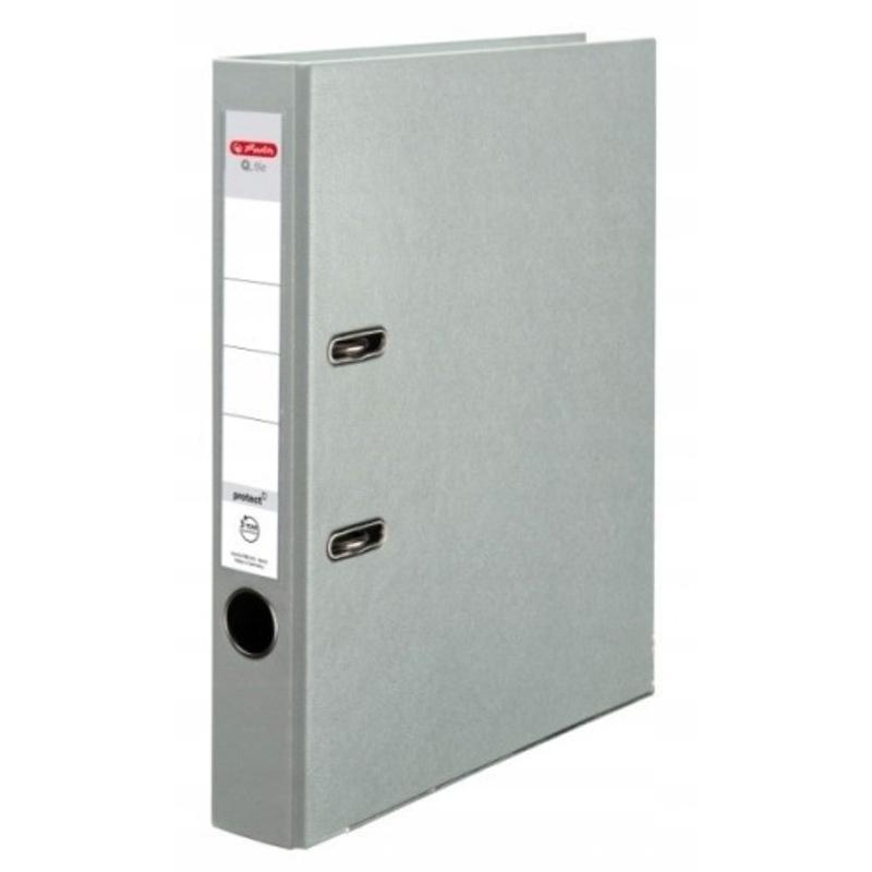 Segregator A4 5cm HERLITZ Popielaty