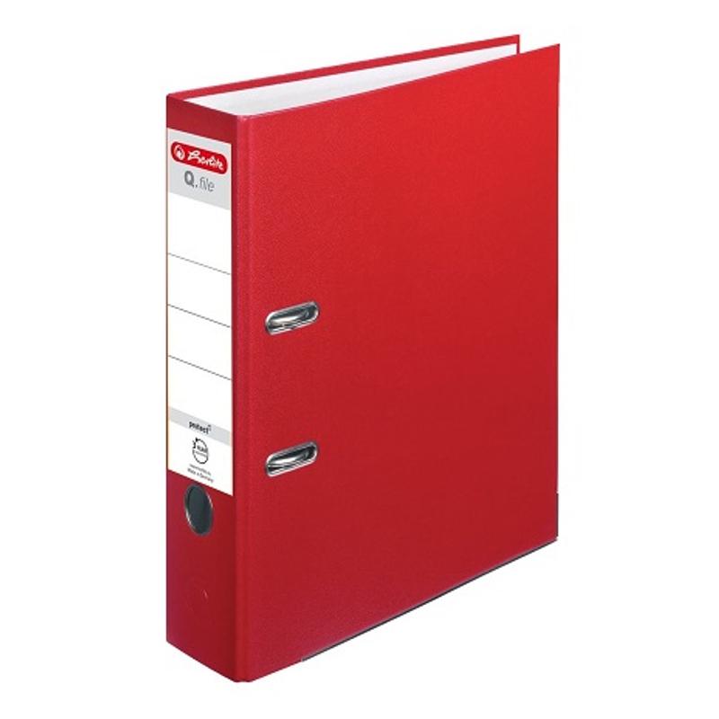 Segregator A4 8cm HERLITZ Czerwony