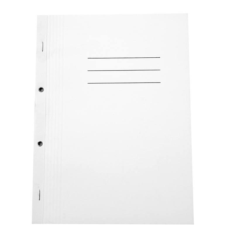 Skoroszyt papierowy Barbara A4 oczkowy, biały 250g - pełny 1/1