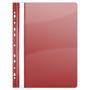 Skoroszyt plastikowy A5 PCV TRES wpinany czerwony