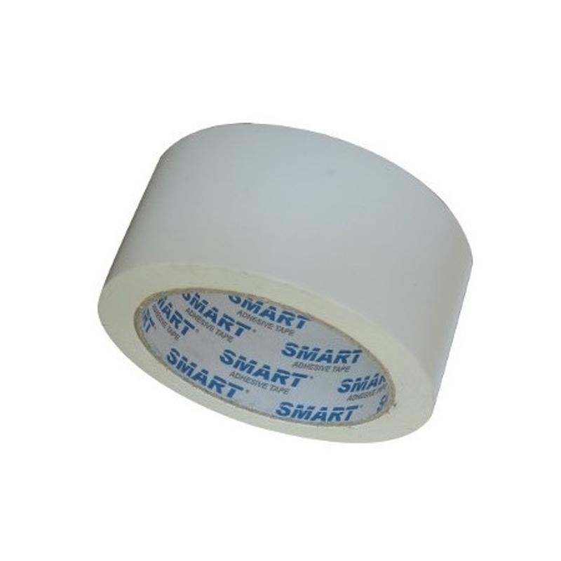 Taśma pakowa SMART klejąca PP 50/66 biała SMART