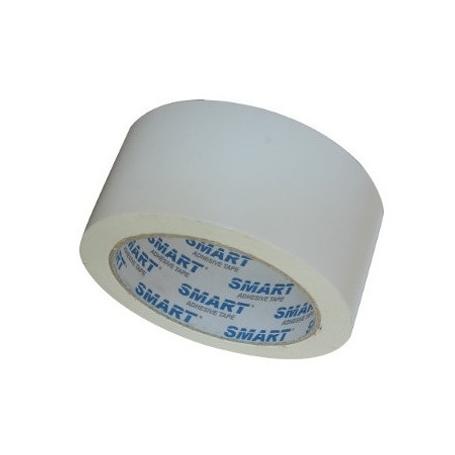 Taśma pakowa SMART klejąca PP 50/66 biała SMART