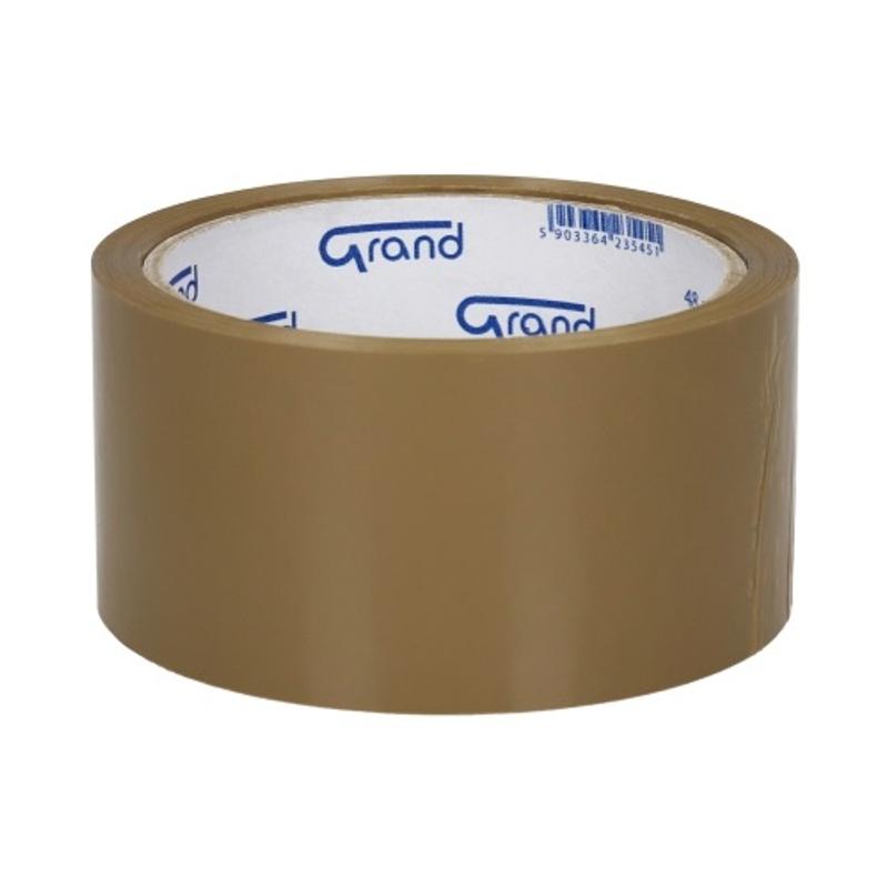 Taśma pakowa GRAND akrylowa 48mm/50mb 6szt 130-1929 - brązowa