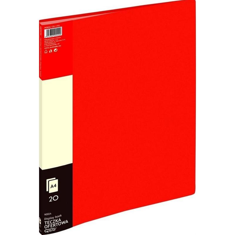 Teczka ofertowa 20 GRAND - czerwona