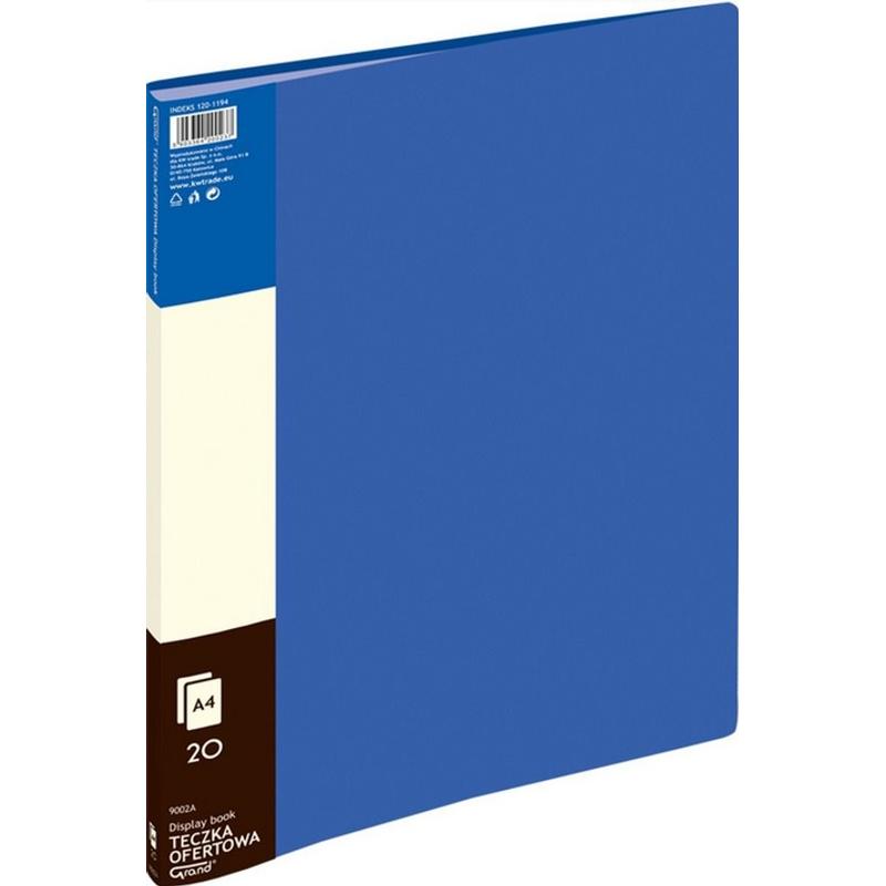 Teczka ofertowa 20 GRAND - niebieska