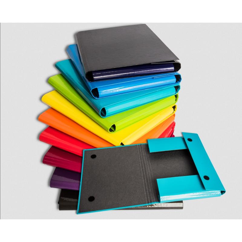 Teczka skrzydłowa z rzepem A4 3.5cm  VAUPE FCK zielona