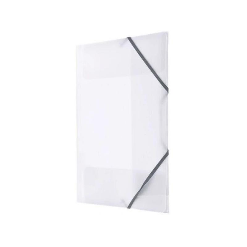 Teczka z gumką narożną PP plastikowa TETIS-BT624- transparentna