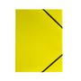 Teczka z gumką kolorowa A4 lakier TETIS BT600 - żółta