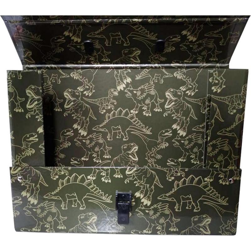 Teczka z rączką dziecięca BAMBINO ST.RIGHT tekturowa - dinozaur T-REX