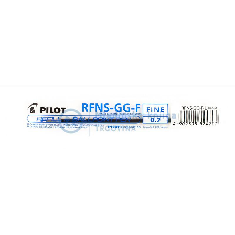 Wkład PILOT krótki RFNS-GG-F-L  0,7 - niebieski