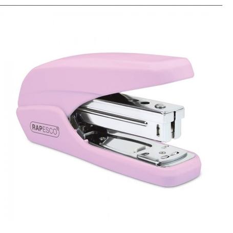 Zszywacz RAPESCO X5 (25arkuszy) - pudrowy róż