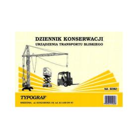 Druk Dziennik konserwacji urządzenia A5 UTB 02262
