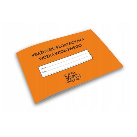 Druk Książka eksploatacyjna wózka widłowego A5 826