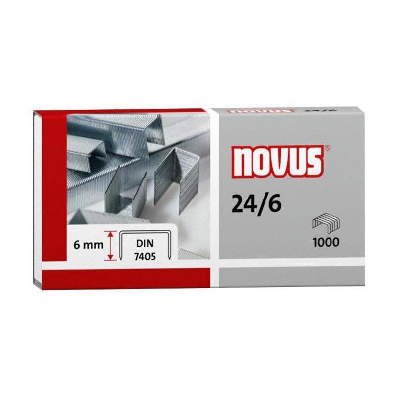 Zszywki 24/6  NOVUS miedziowane