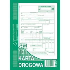 Druk Karta Drogowa A5 SM 101 802-3N