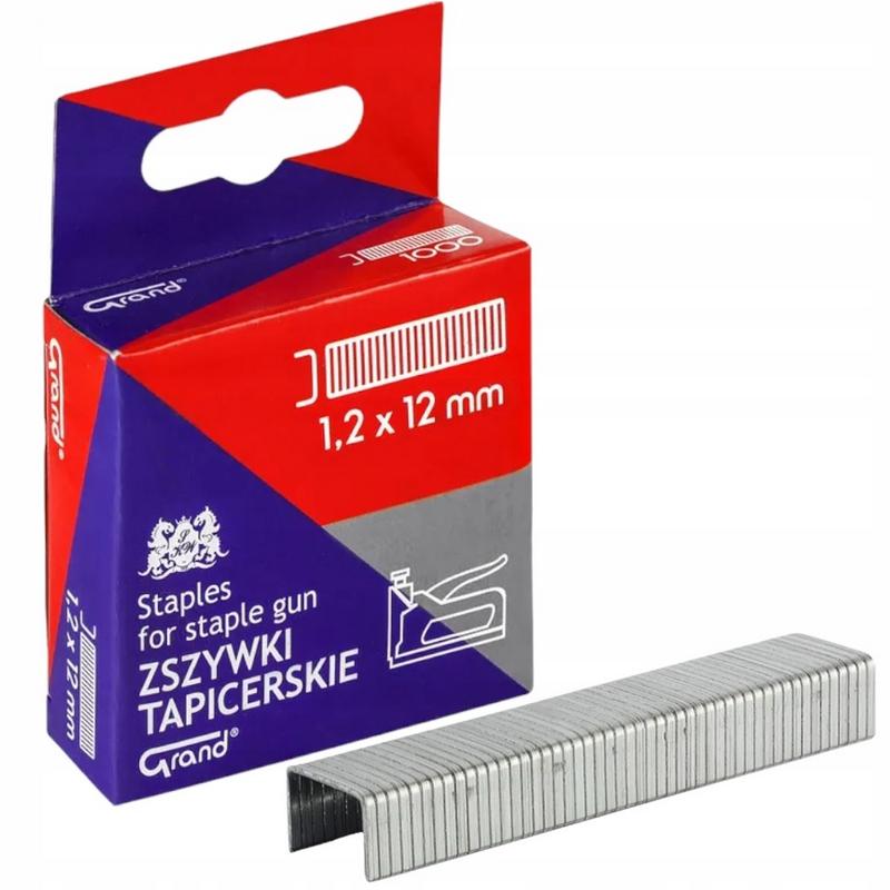 Zszywki do takera  1,2 x 12mm  GRAND