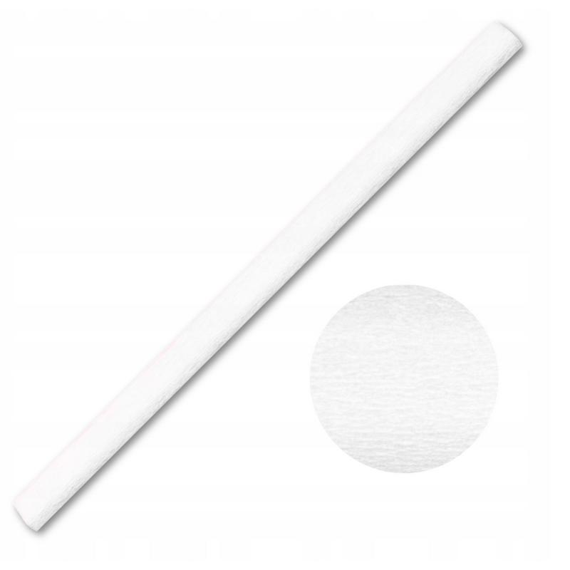 Bibuła marszczona TYMOS 50cm x 200cm  kolor biały nr 01