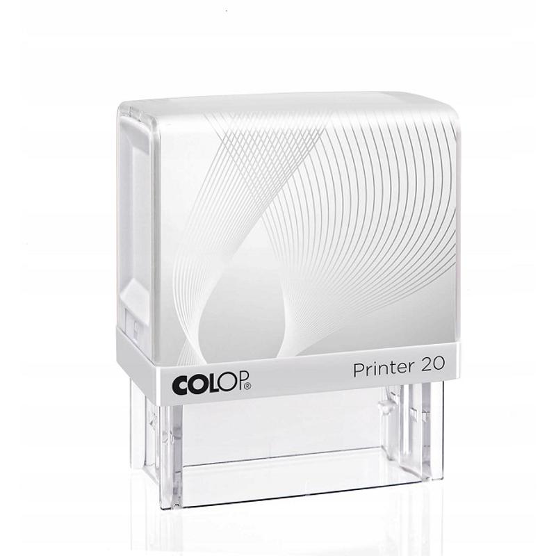 Automat do pieczątki bez gumki COLOP PRINTER IQ 20 poduszka nienasączona BLANCO