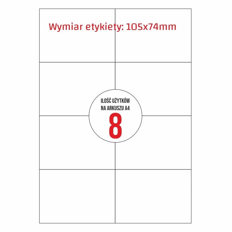 Etykieta   8 - K&P 105 x 74