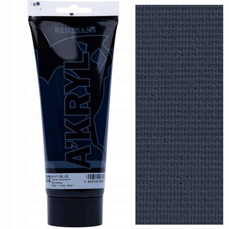 Farba akrylowa A’kryl RENESANS 200ml – granat marynarski