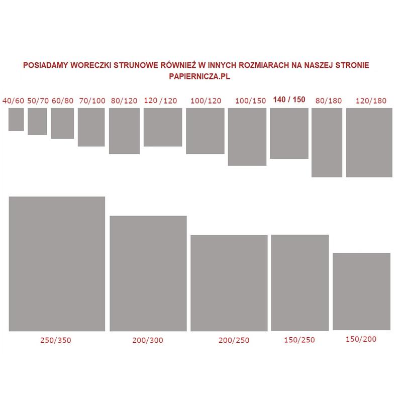 Worki PE zamek strunowy  16x25 /a 100szt.