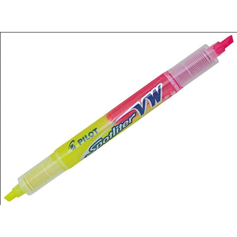 Zakreślacz PILOT Spotliter VW dwukolorowy - żółto-różowy