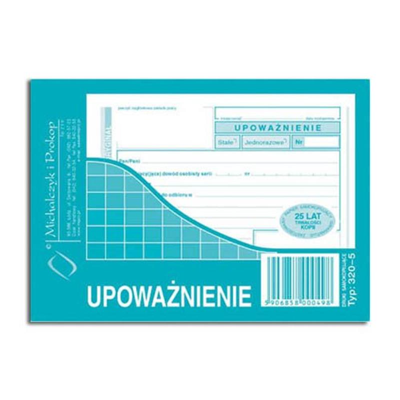 Druk Upoważnienie 320-5