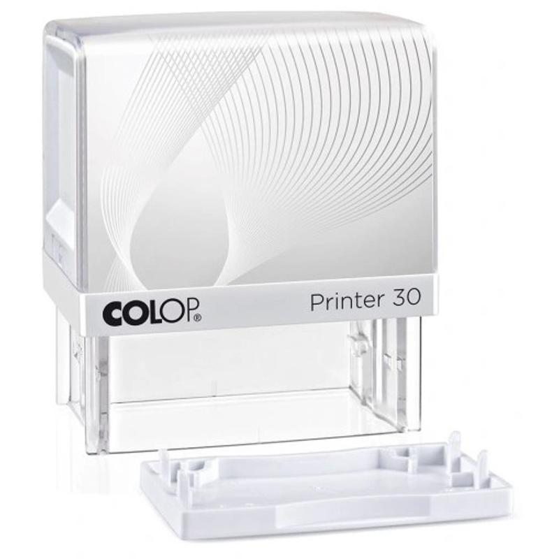 Automat do pieczątki bez gumki COLOP PRINTER IQ 30 poduszka nienasączona BLANCO