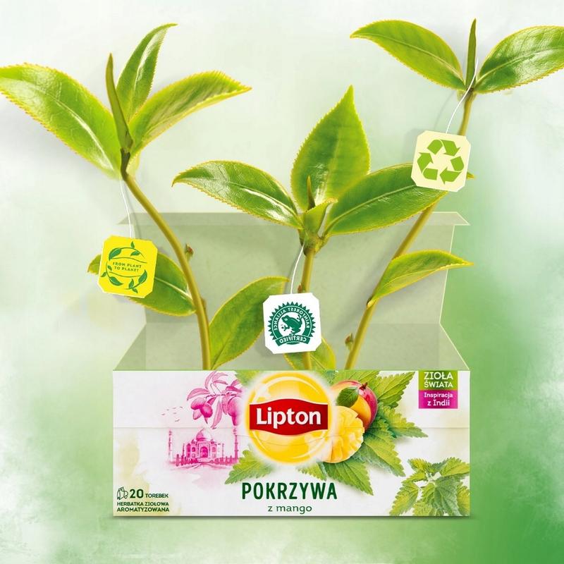 Herbata Lipton pokrzywa z mango 20exp.