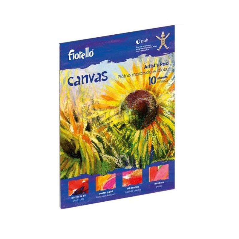 Płótno malarskie w bloku FIORELLO canvas 22,7cm x 30cm GR-F0912 - 10arkuszy