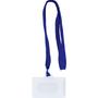 Identyfikator-Holder z niebieską  taśmą na szyję