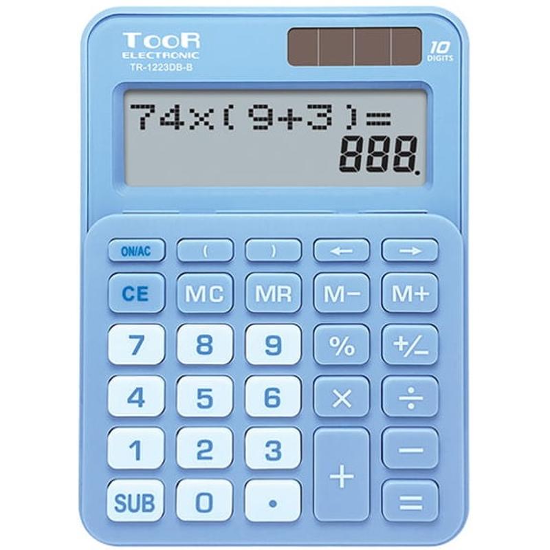 Kalkulator TOOR Electronic TR-1223DB-B - niebieski