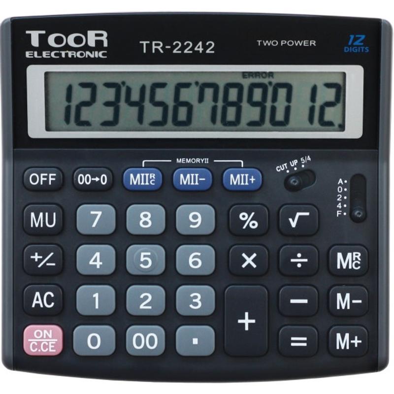 Kalkulator TOOR Electronic TR-2242 - czarny