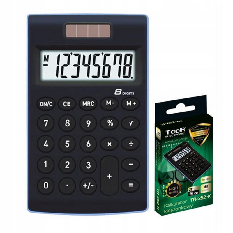 Kalkulator TOOR Electronic TR-252 - czarny