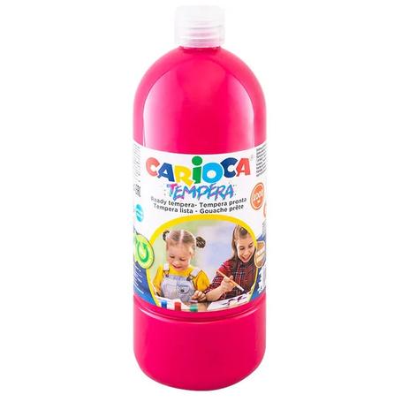 Farba tempera Carioca 1000ml ciemna różowa