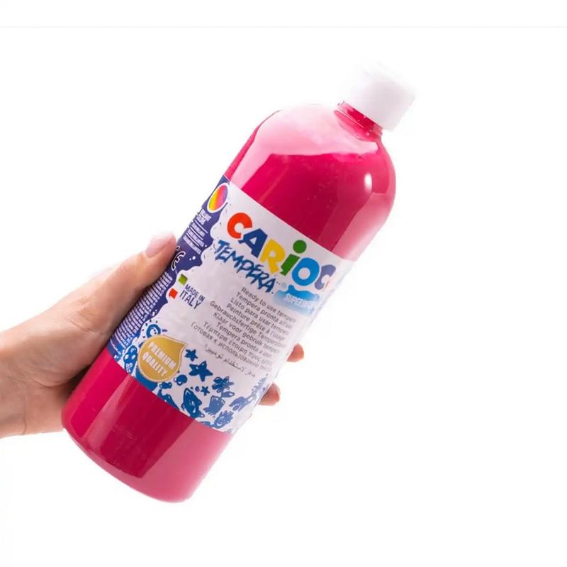 Farba tempera Carioca 1000ml ciemnoróżowa