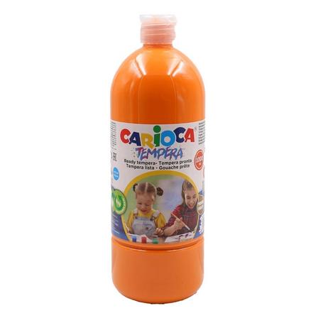 Farba tempera Carioca 1000ml pomarańczowa