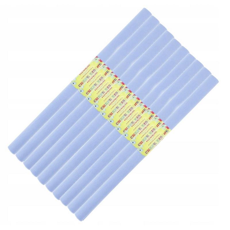 Bibuła marszczona FUN&JOY 50cm x 200cm  kolor błękitny