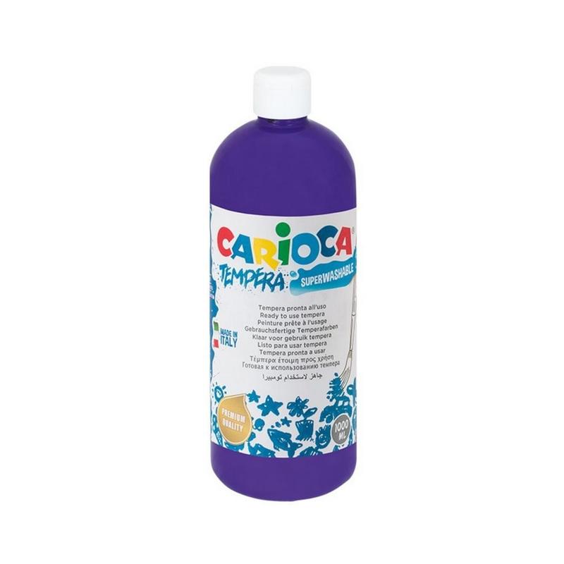 Farba tempera Carioca 1000ml fioletowa